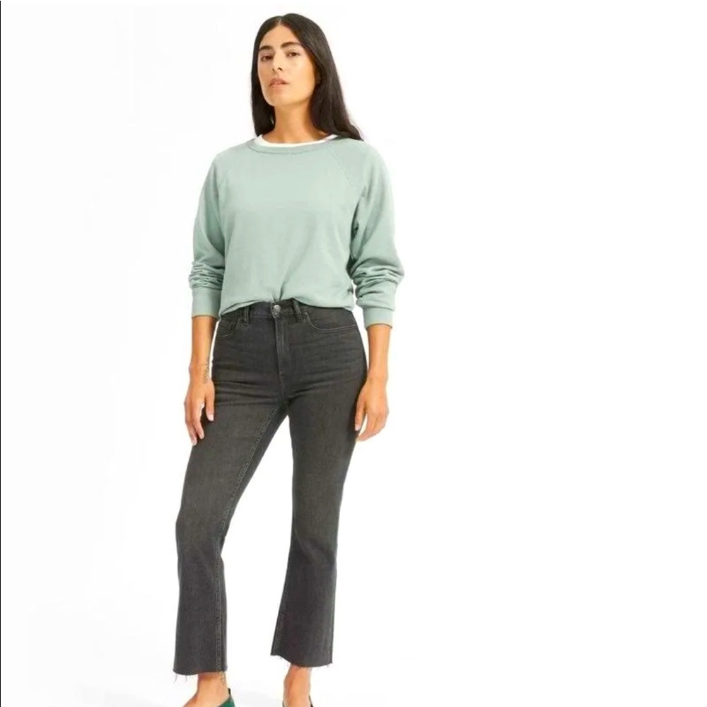 Everlane kick crop flare jeans - 30